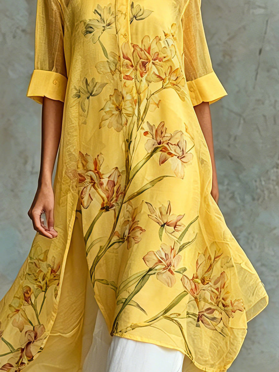 Marisol | Two-Piece Floral Midi Dress Set