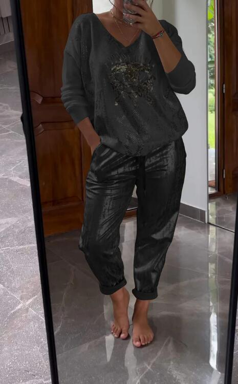 Arlise - Chic Casual Two-Piece Ensemble