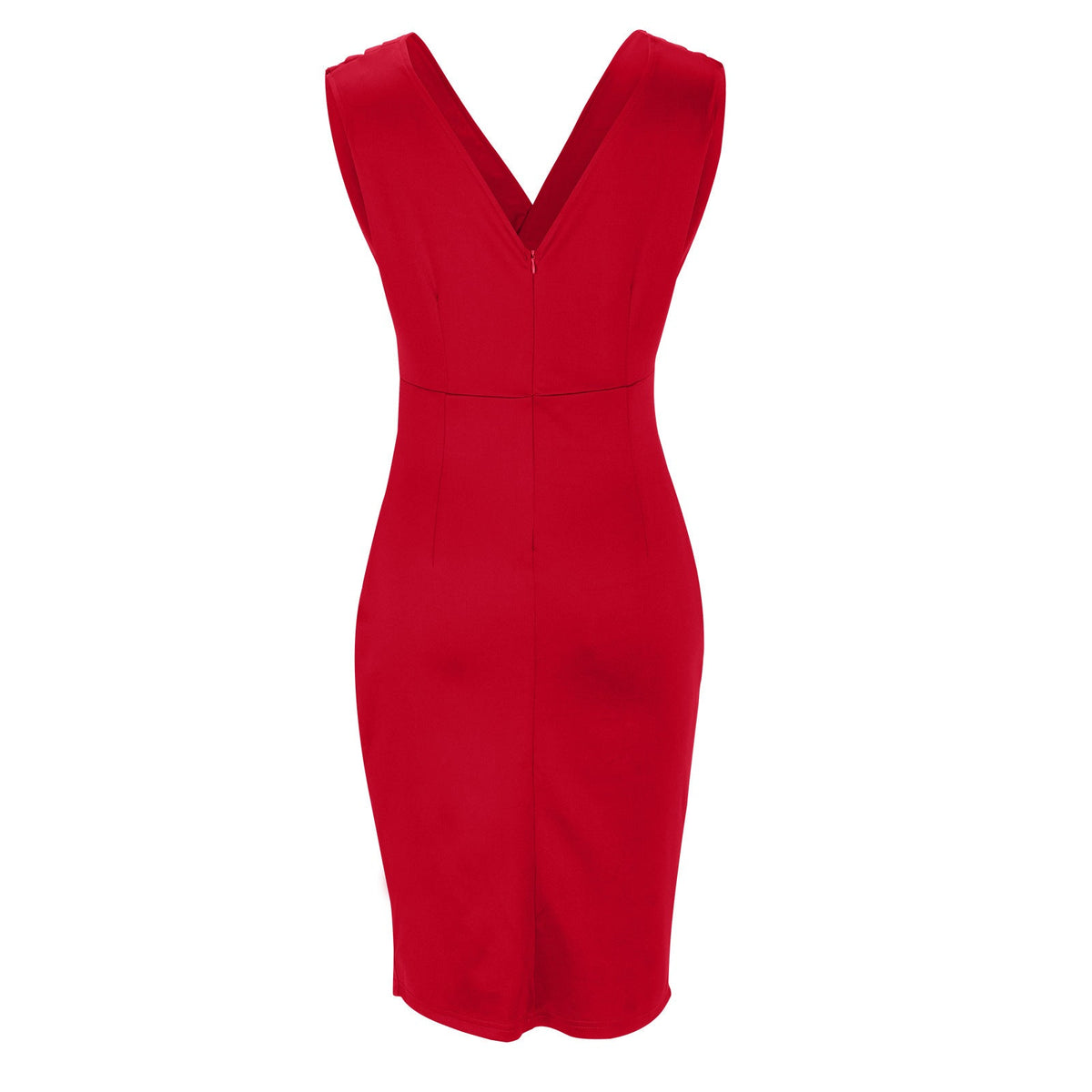 Maud™ | Elegant Dress with V-Neck and Slit