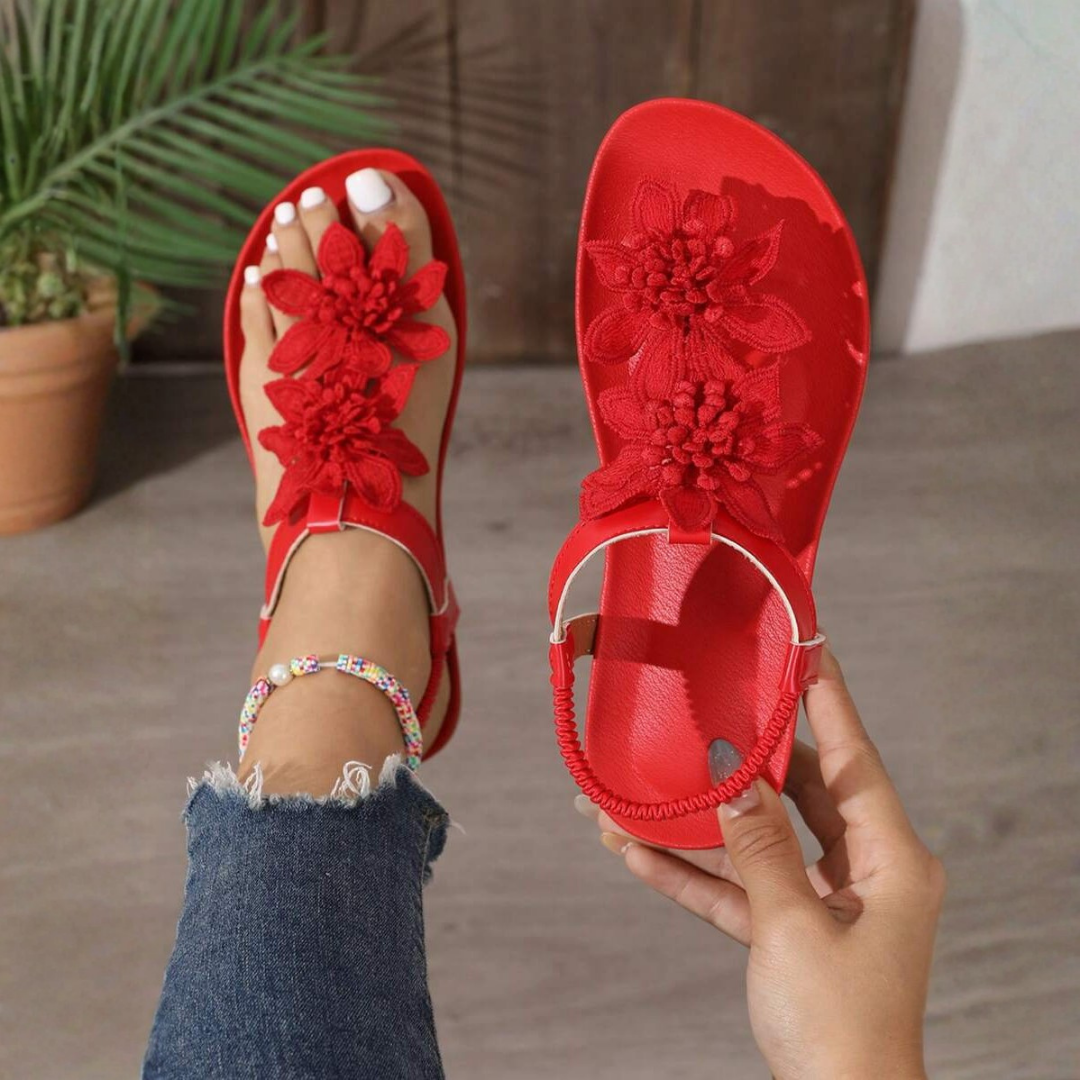 Dahlia | Floral Orthopedic Sandals