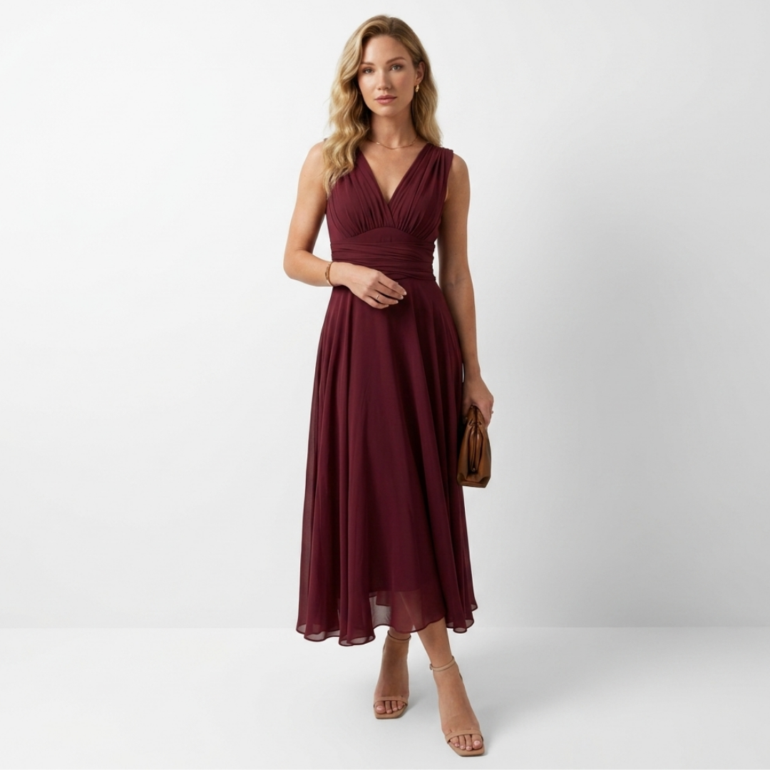 Cora - Dress with Open Back
