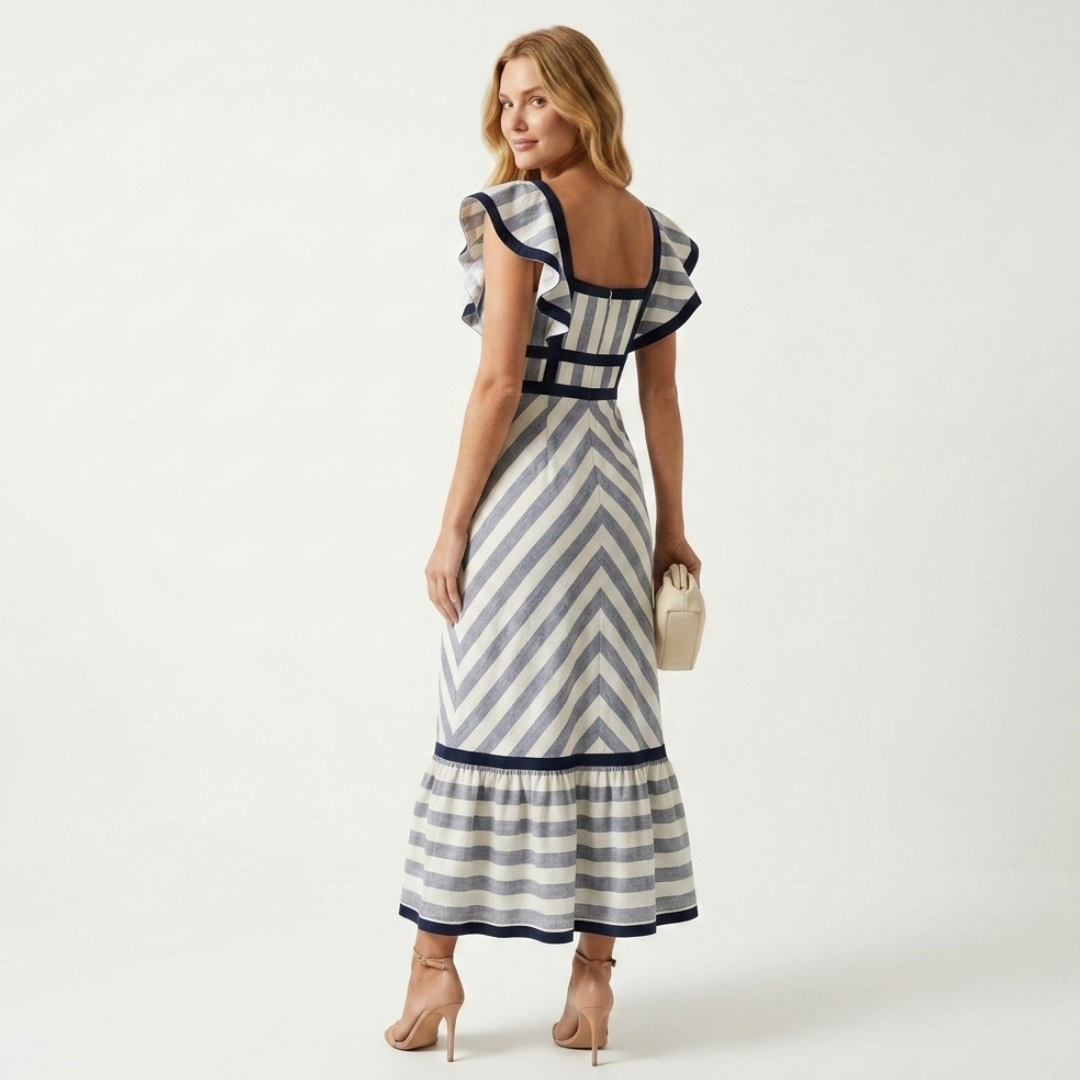 Sandy - Retro Maxi Dress
