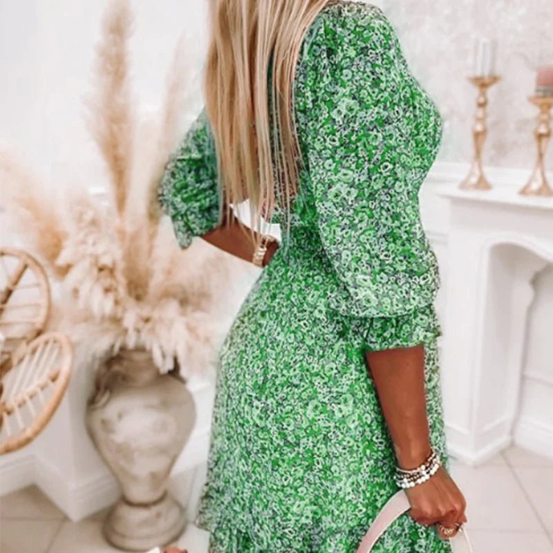 Corisande | Elegant Floral Dress