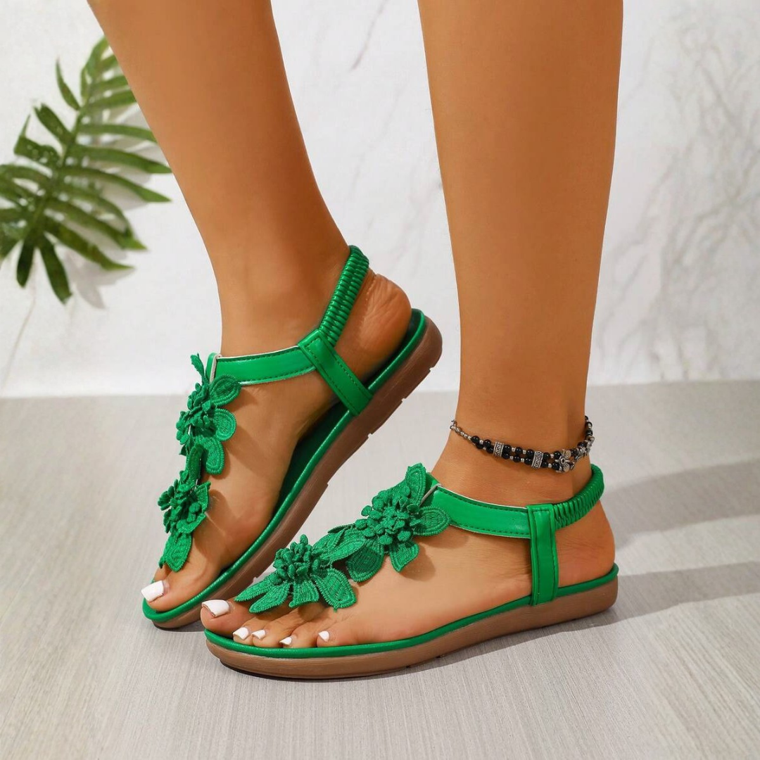 Dahlia | Floral Orthopedic Sandals