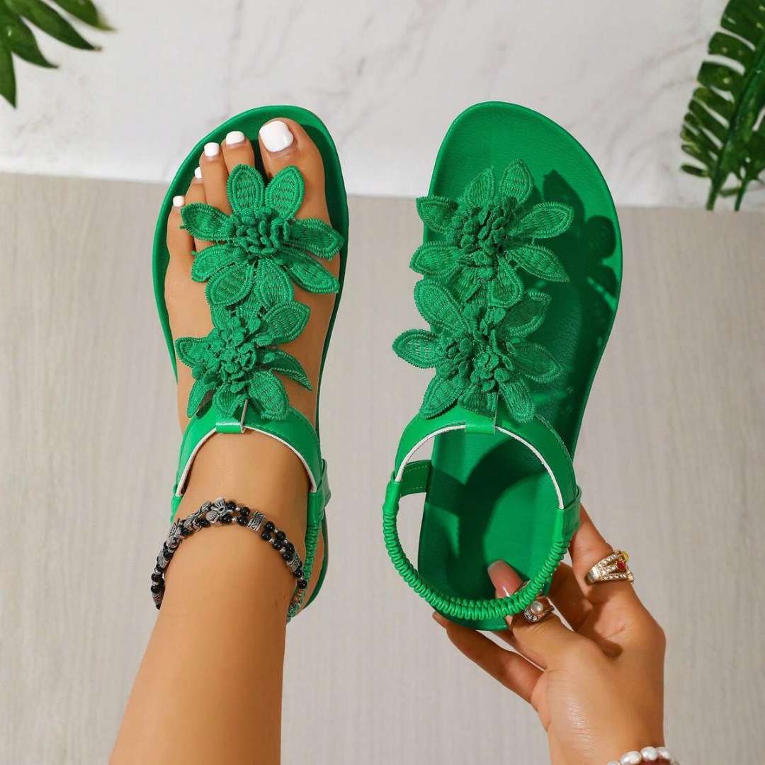 Dahlia | Floral Orthopedic Sandals