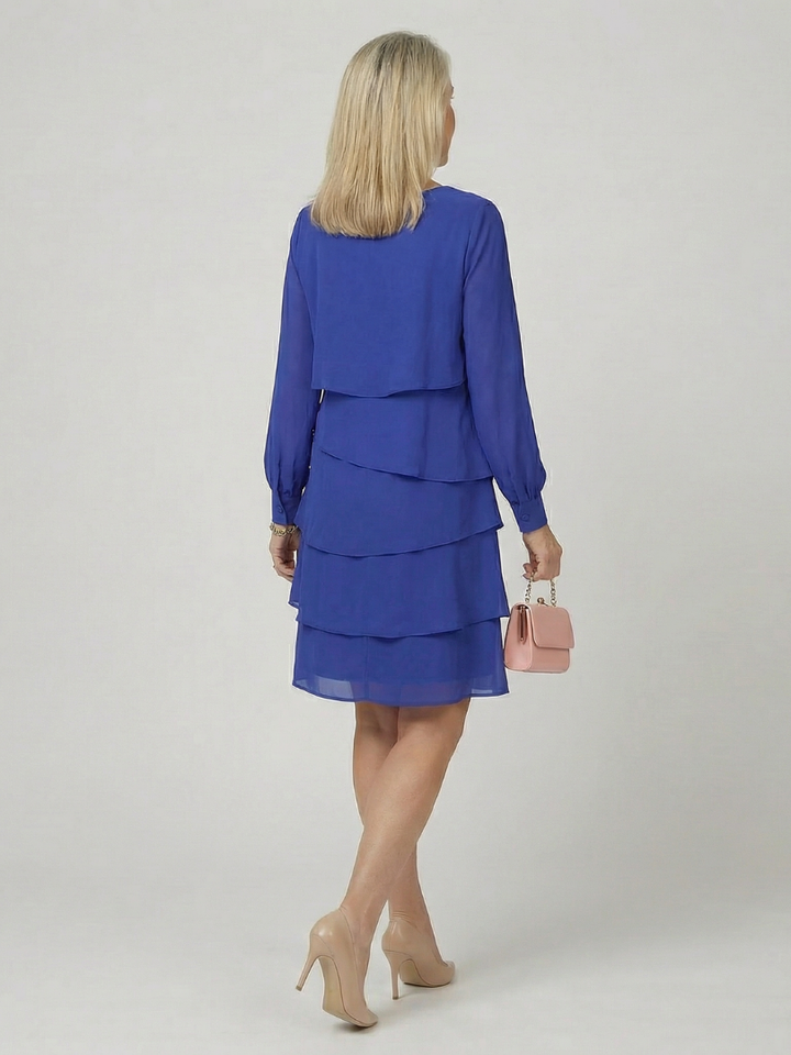 Mia | Clean Layered Knee Length Dress