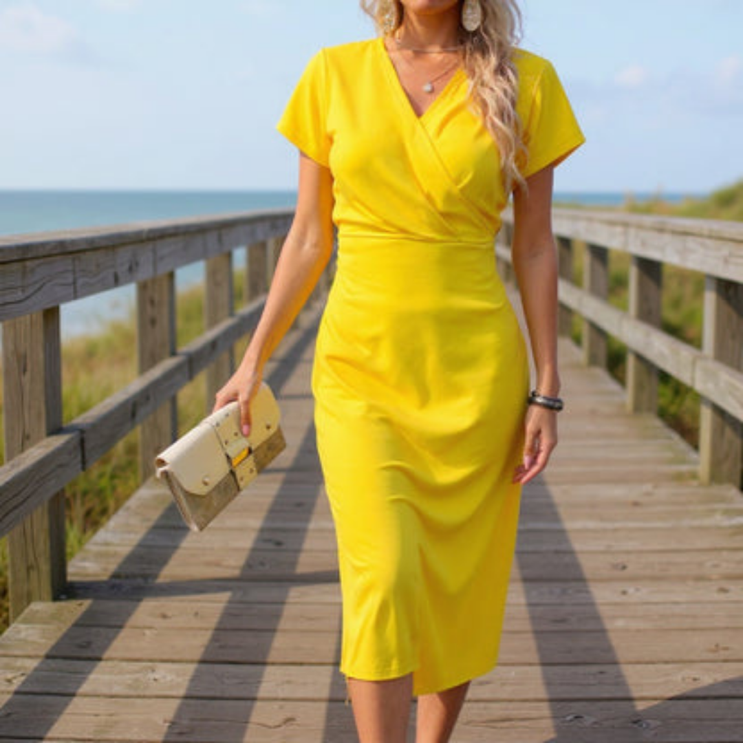 Melanie | Elegant Party Midi Dress