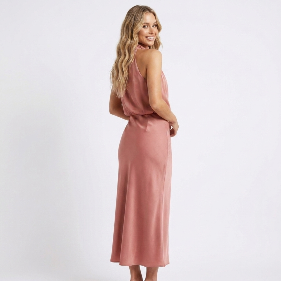 Luzia - Elegant Satin Dress