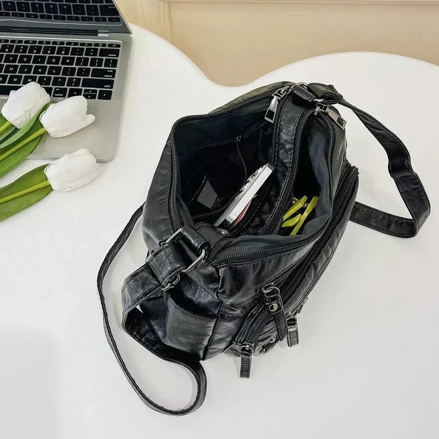 Maria | Multi-Pocket Shoulder Bag