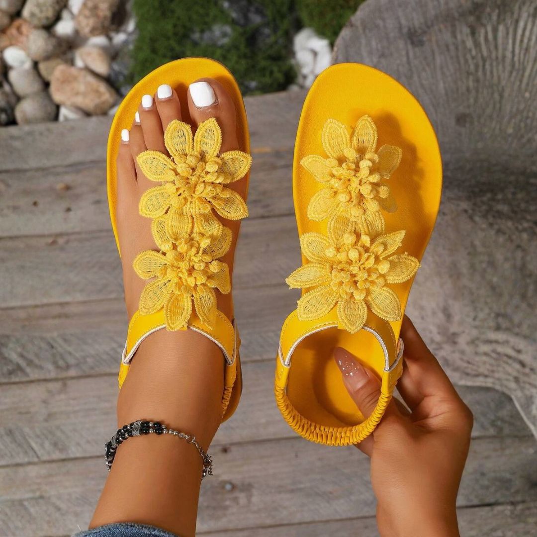 Dahlia | Floral Orthopedic Sandals