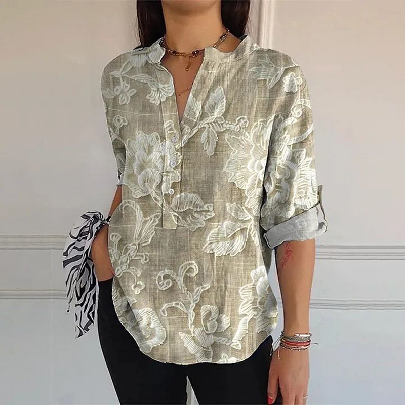 Regie | Vintage Floral Print Blouse