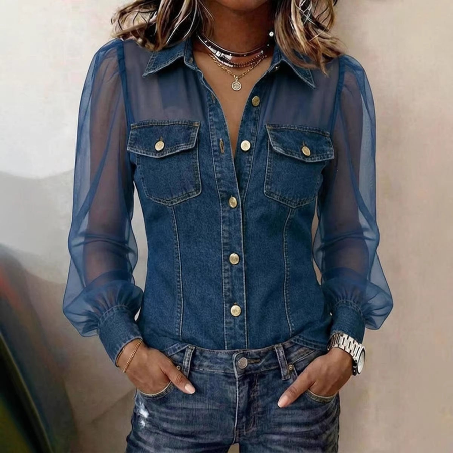 Brandi | Elegant Buttoned Blouse