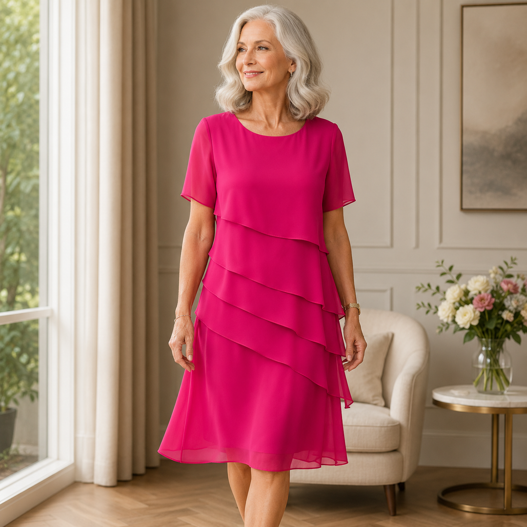 Amara | Elegant Ruffle Dress