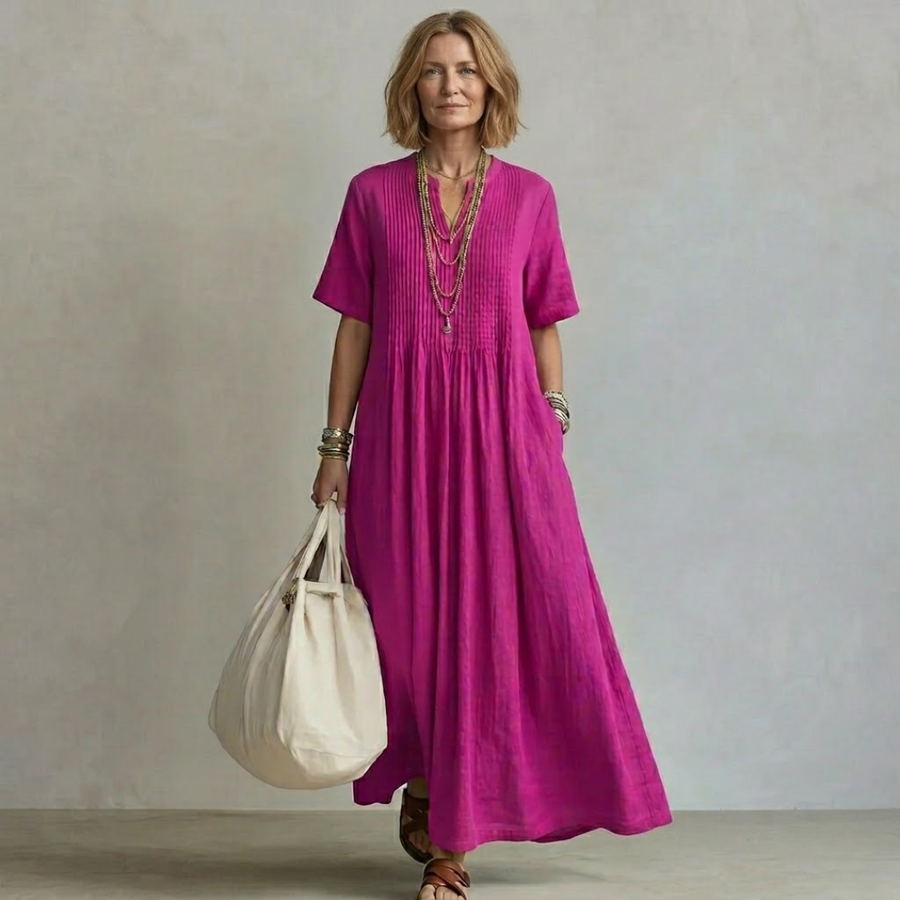 Samantha | Pleated Dress