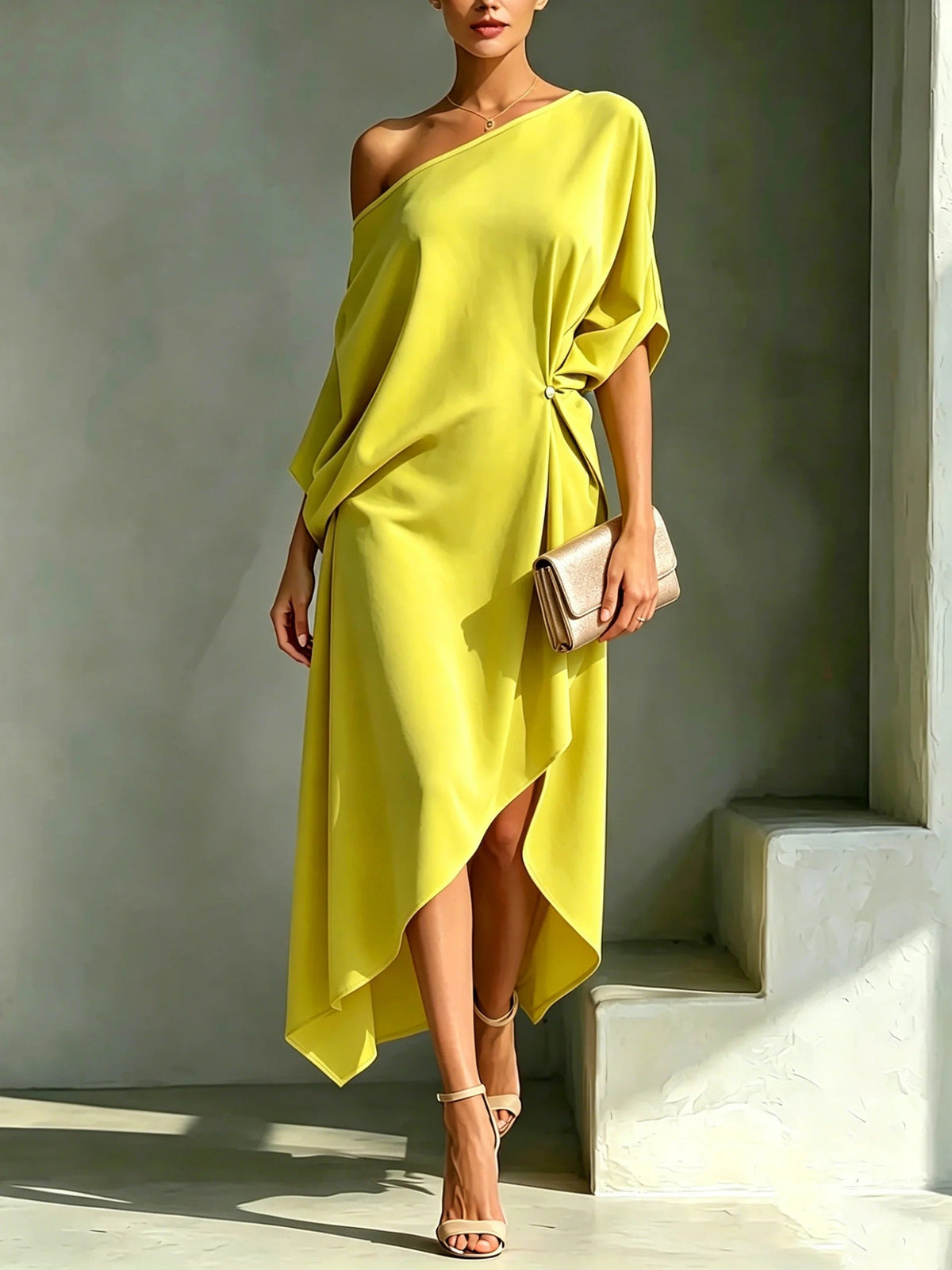 Bella | Elegant Asymmetrical Dress