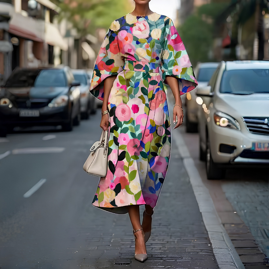 Phoebe | Elegant Floral Dress