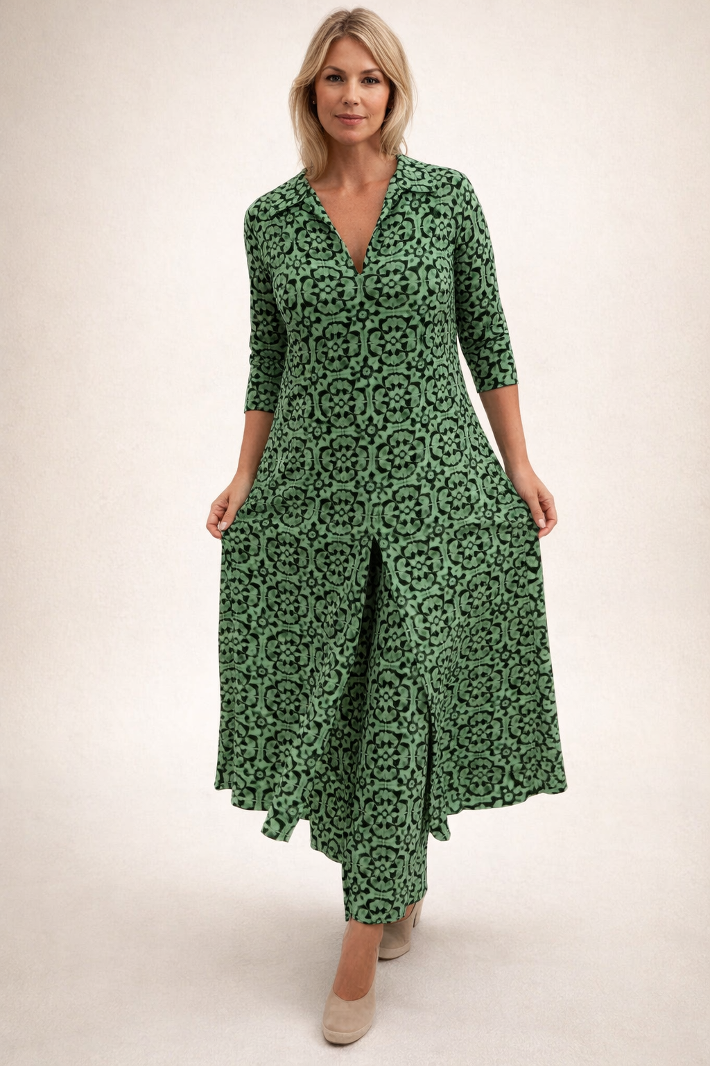 Emily | Print Dress