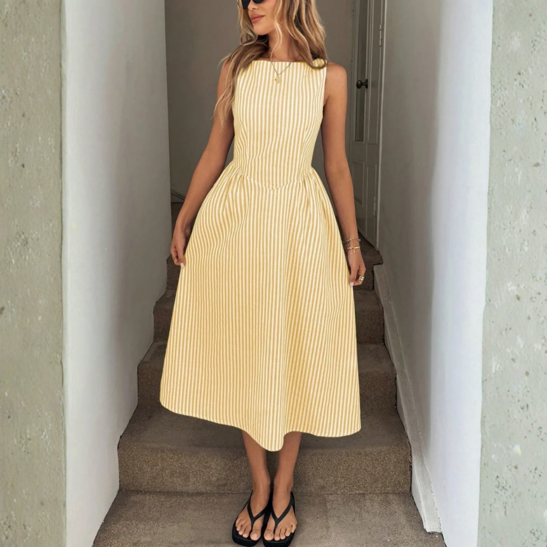 Alana | Elegant Flowy Dress Maxi