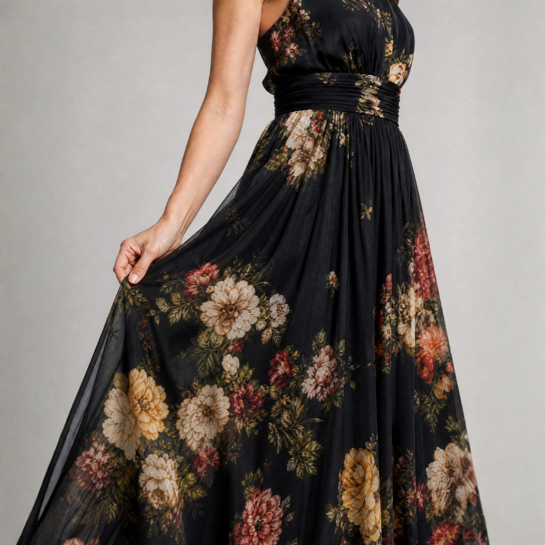 Veda | Floral Midi Dress