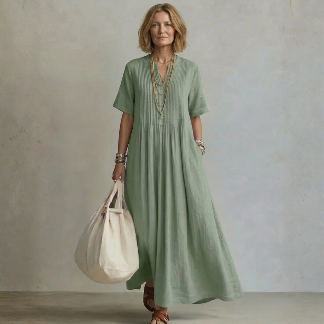Samantha | Pleated Dress