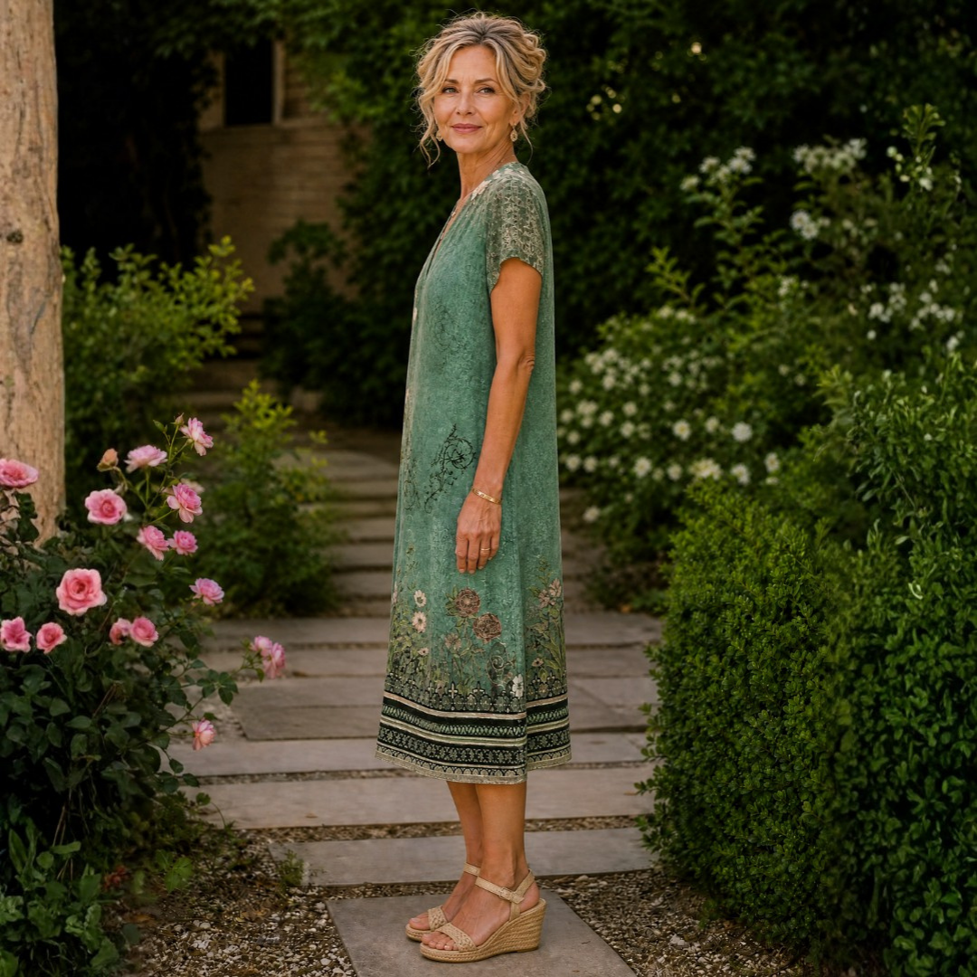 Lucille | Floral Midi Dress