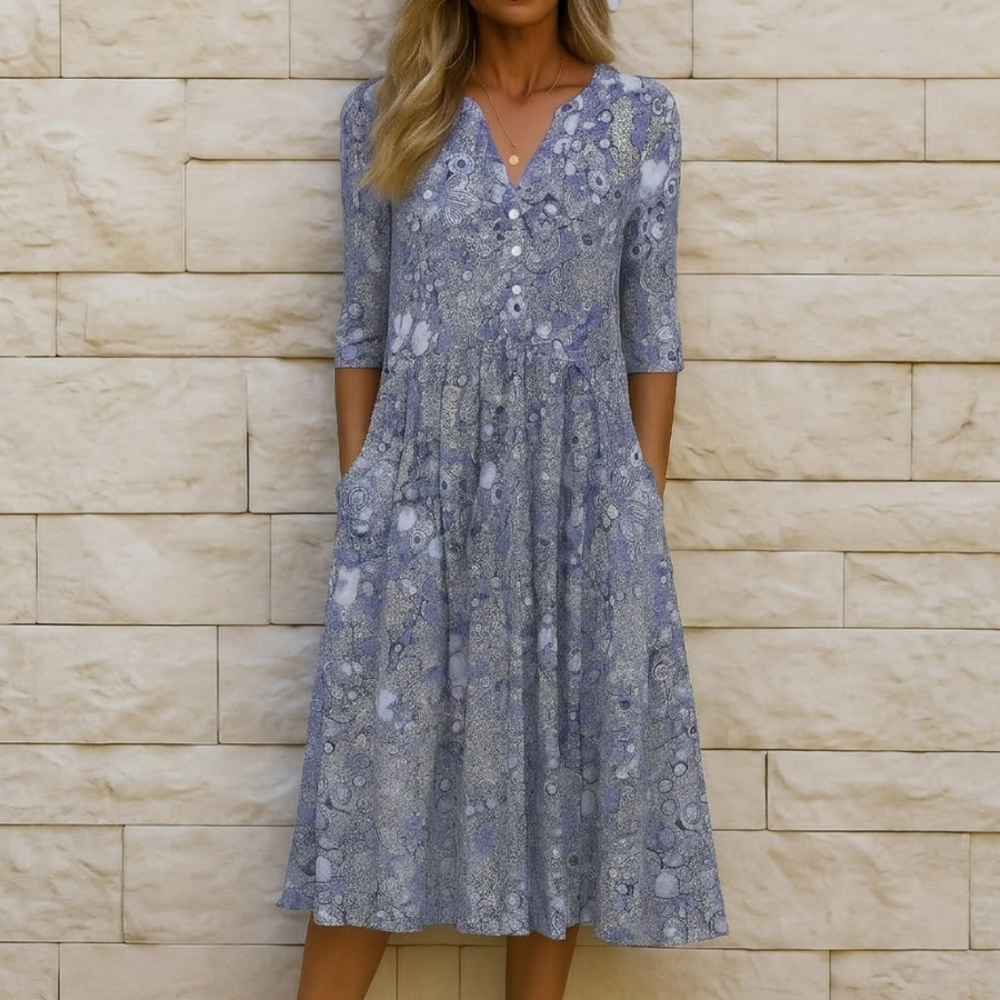 Alyssa | Elegant Dress with V-Neck