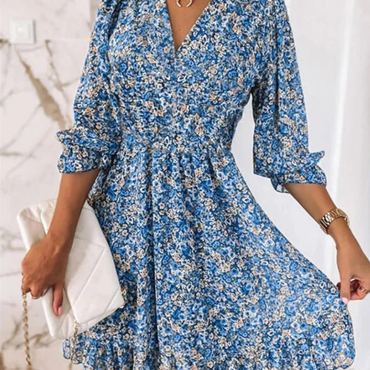 Vera | Elegant Floral Dress