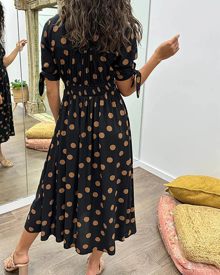 Valentina™ | Modern Polka Dot Dress