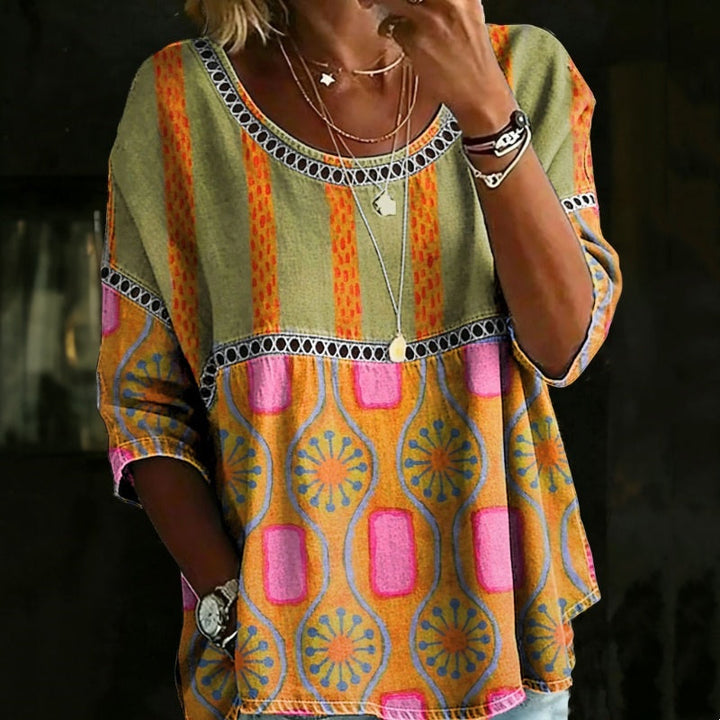 Sophie | Vintage Print Blouse