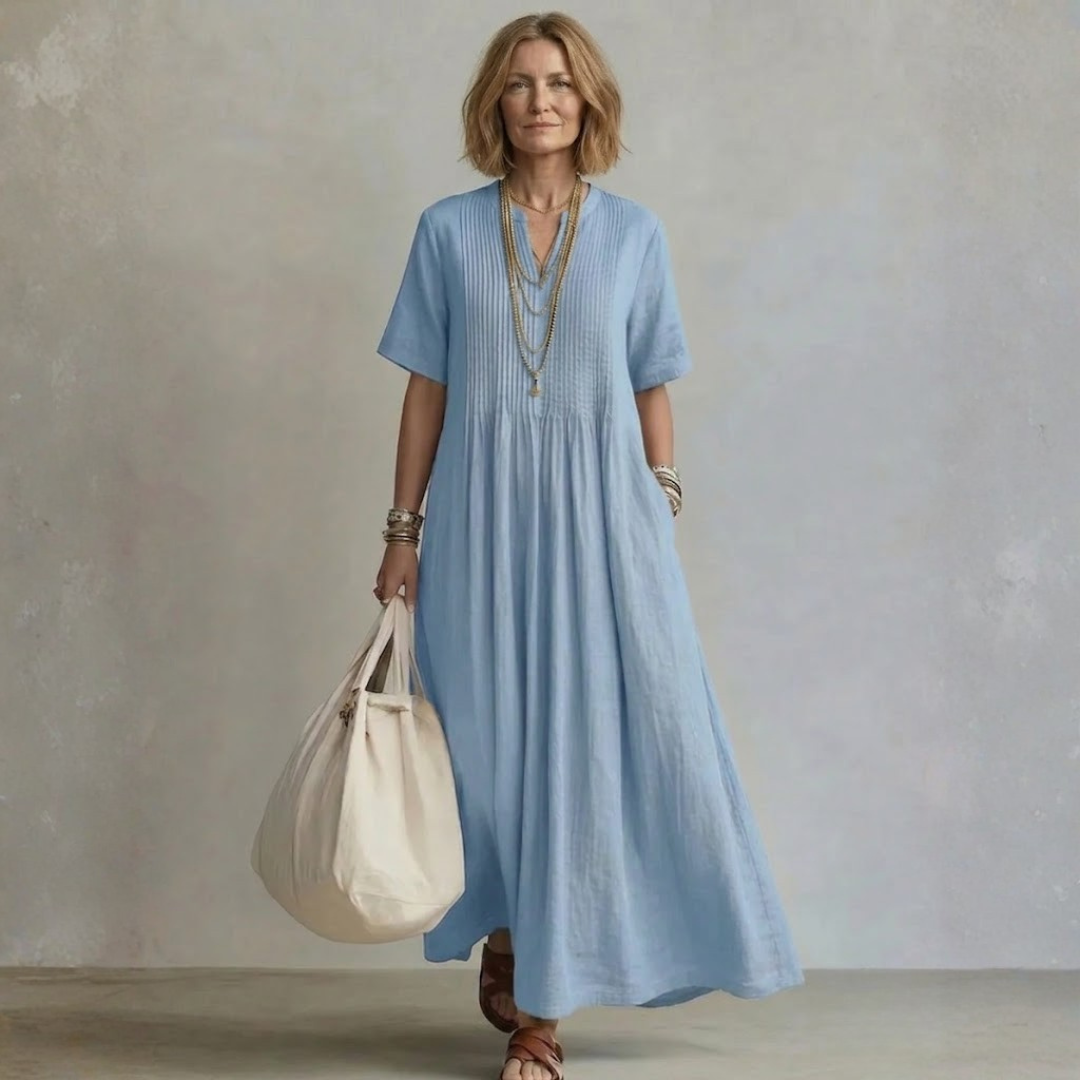 Samantha | Pleated Dress