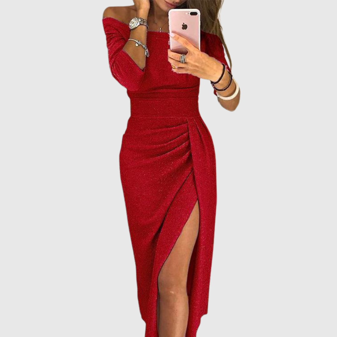 Stella™ | Maxi Dress with Halter Neck