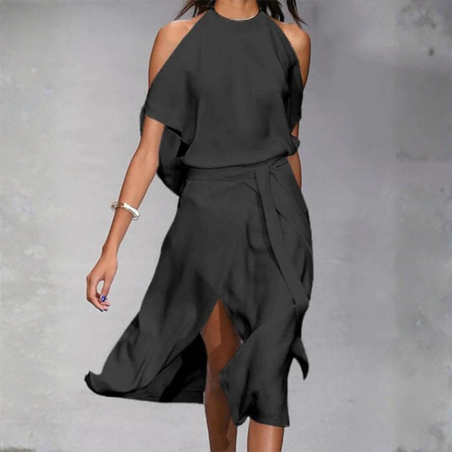 Laurel | Off-Shoulder Midi Dress