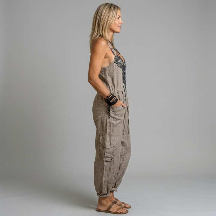 Patricia | Embroidered Jumpsuit