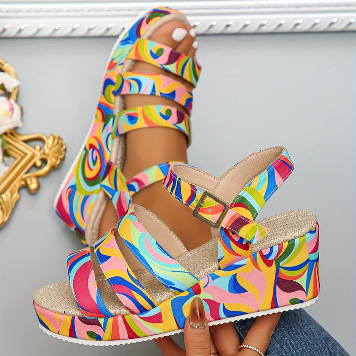 Isabella | Platform Ankle Strap Sandals