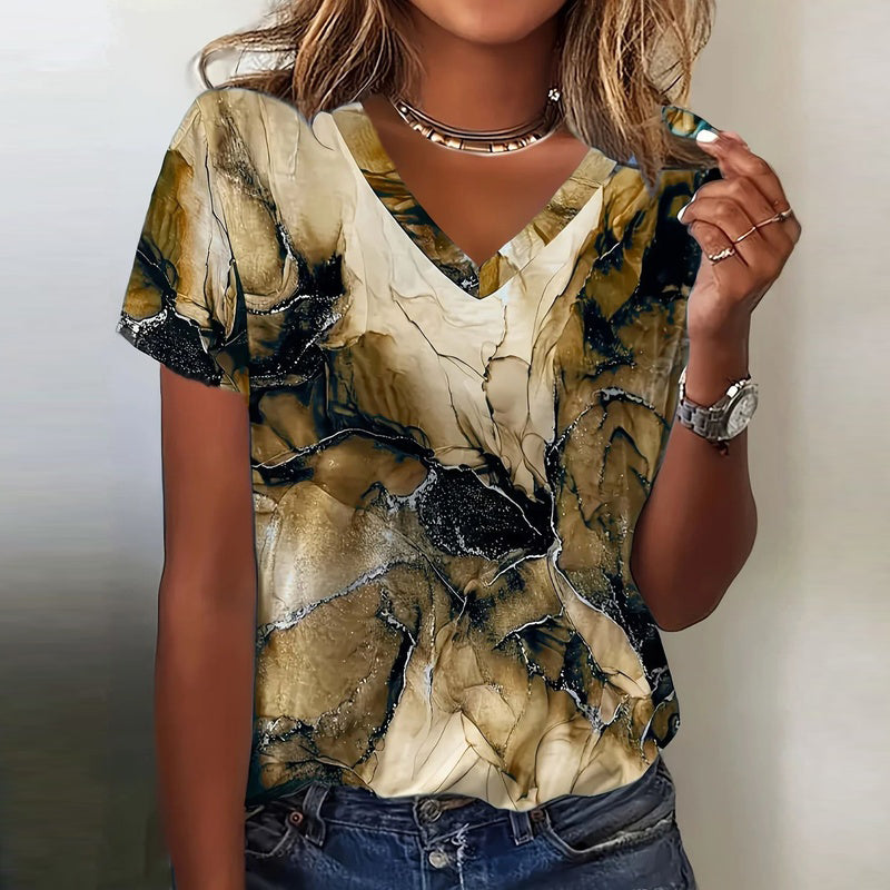Sophie | Vintage V-Neck Tee