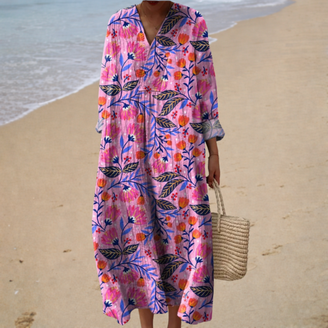 Printed Summer Dress that Enhances