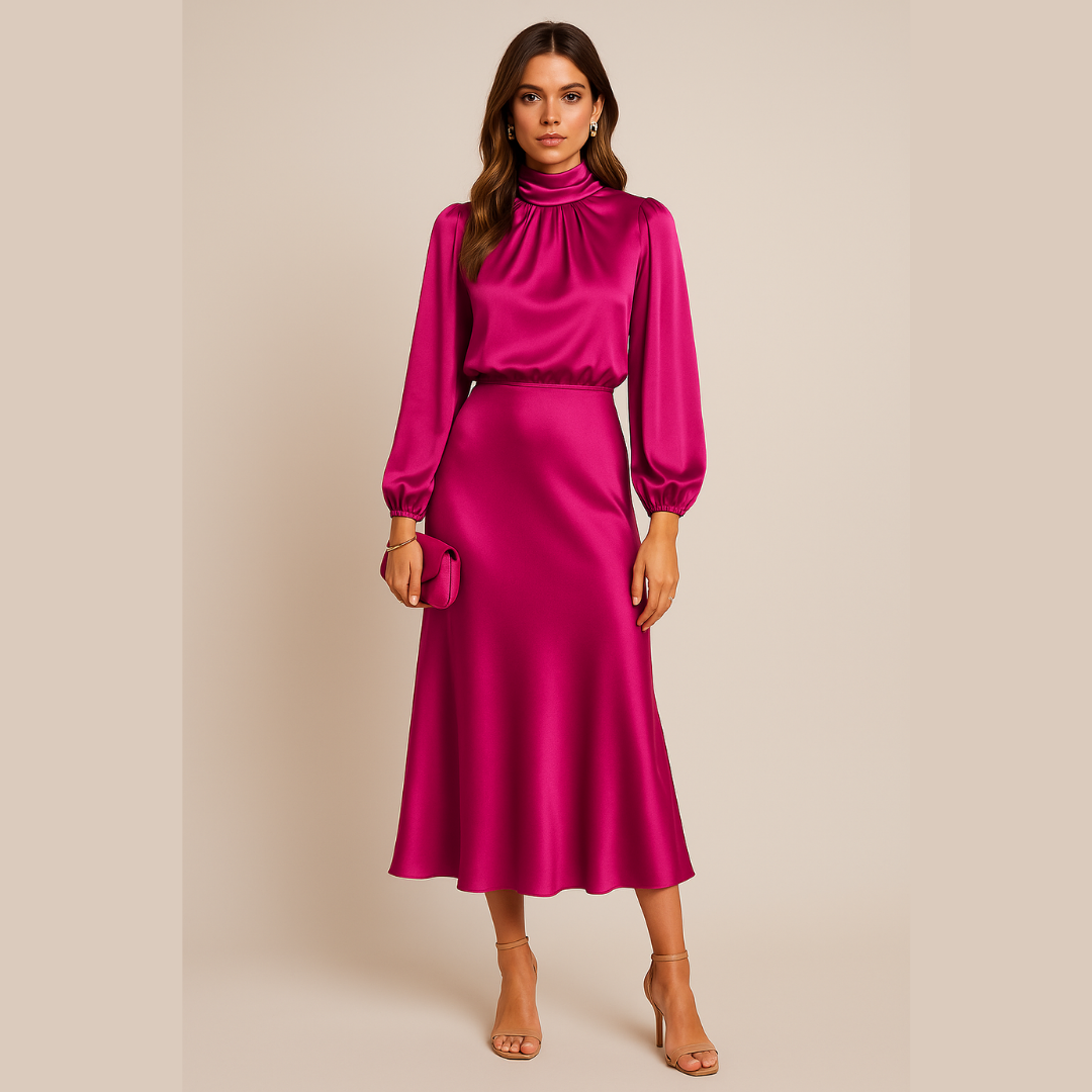 Veronica |  Elegant Midi Dress