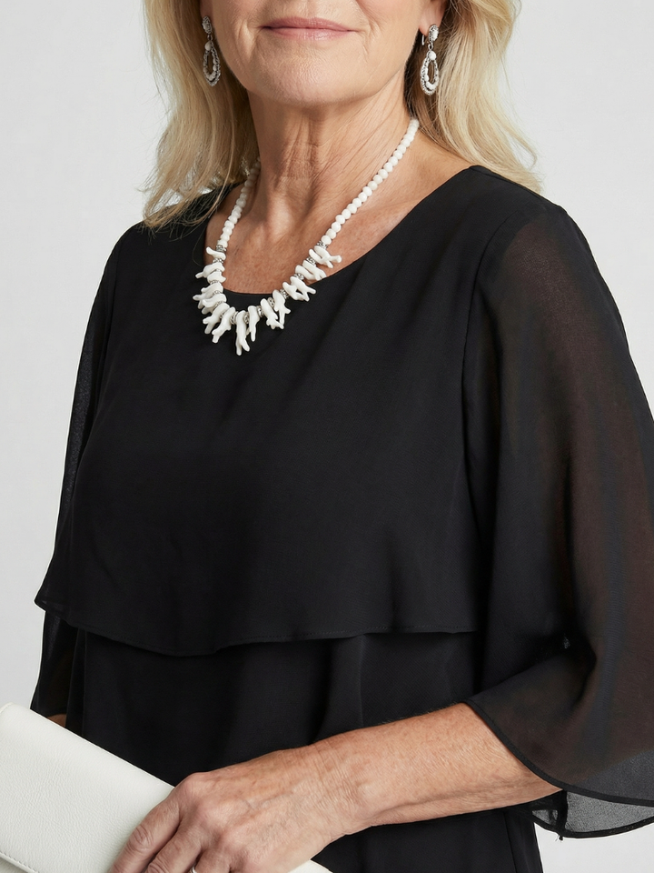 Emma | Layered Tier Midi Dress