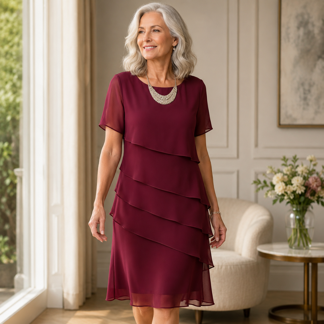 Amara | Elegant Ruffle Dress