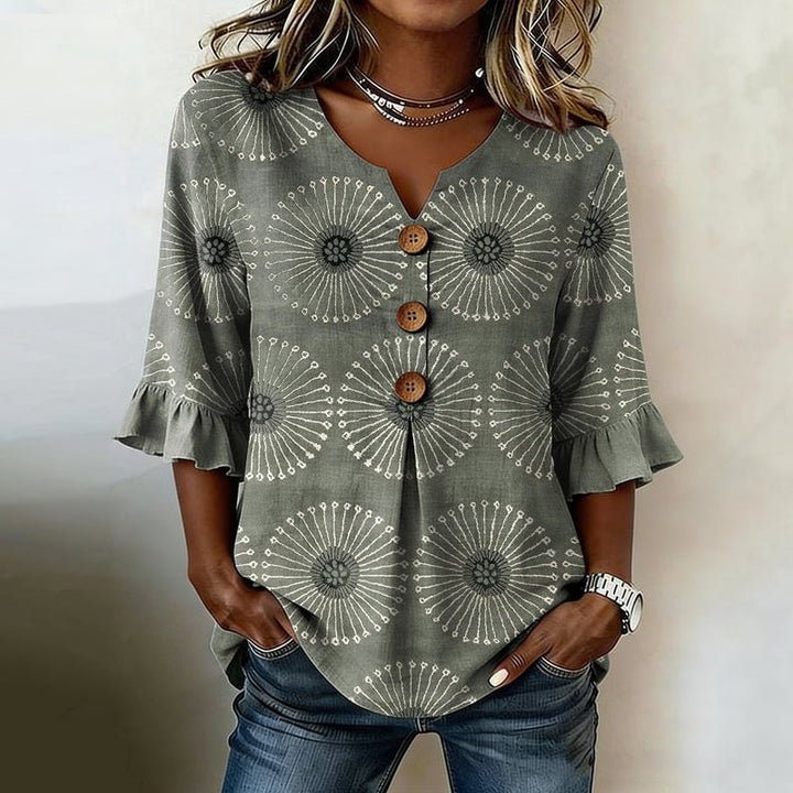 Emma | Vintage Print Blouse
