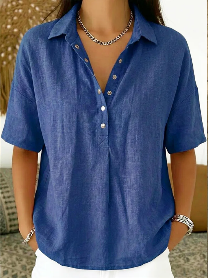Claire | Blouse with Collar and Button