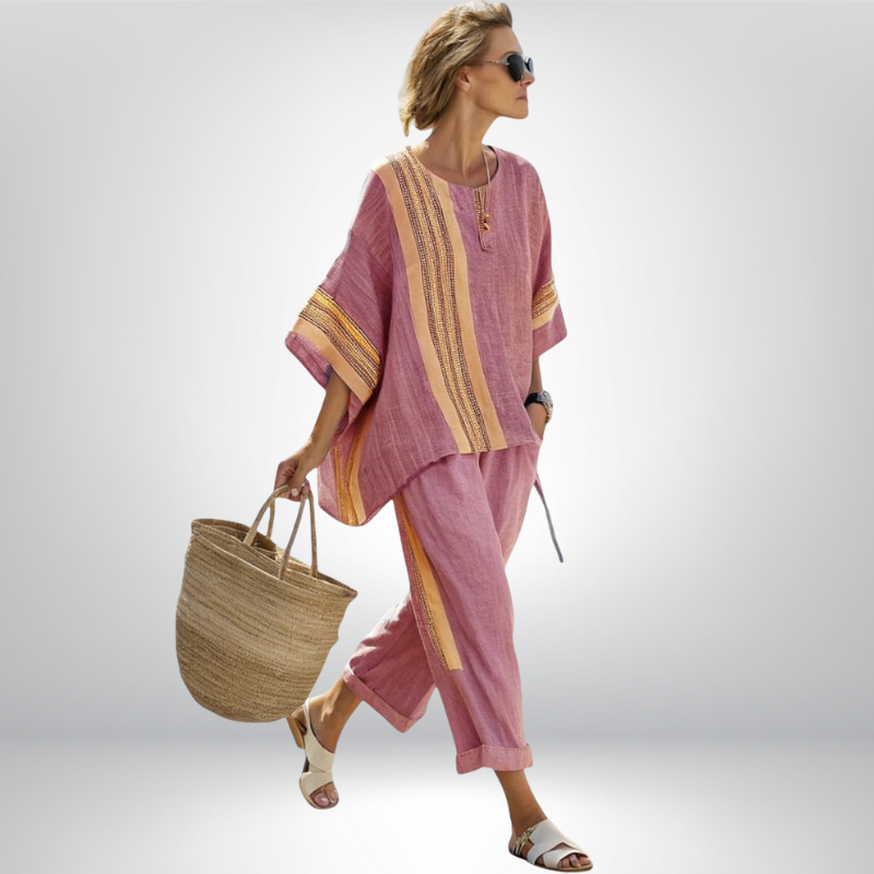 Lily | Boho Stripe Set