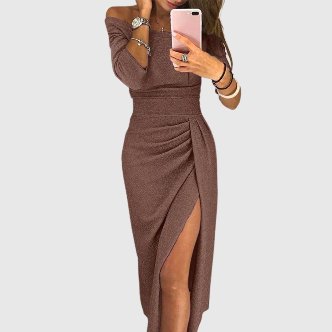 Stella™ | Maxi Dress with Halter Neck