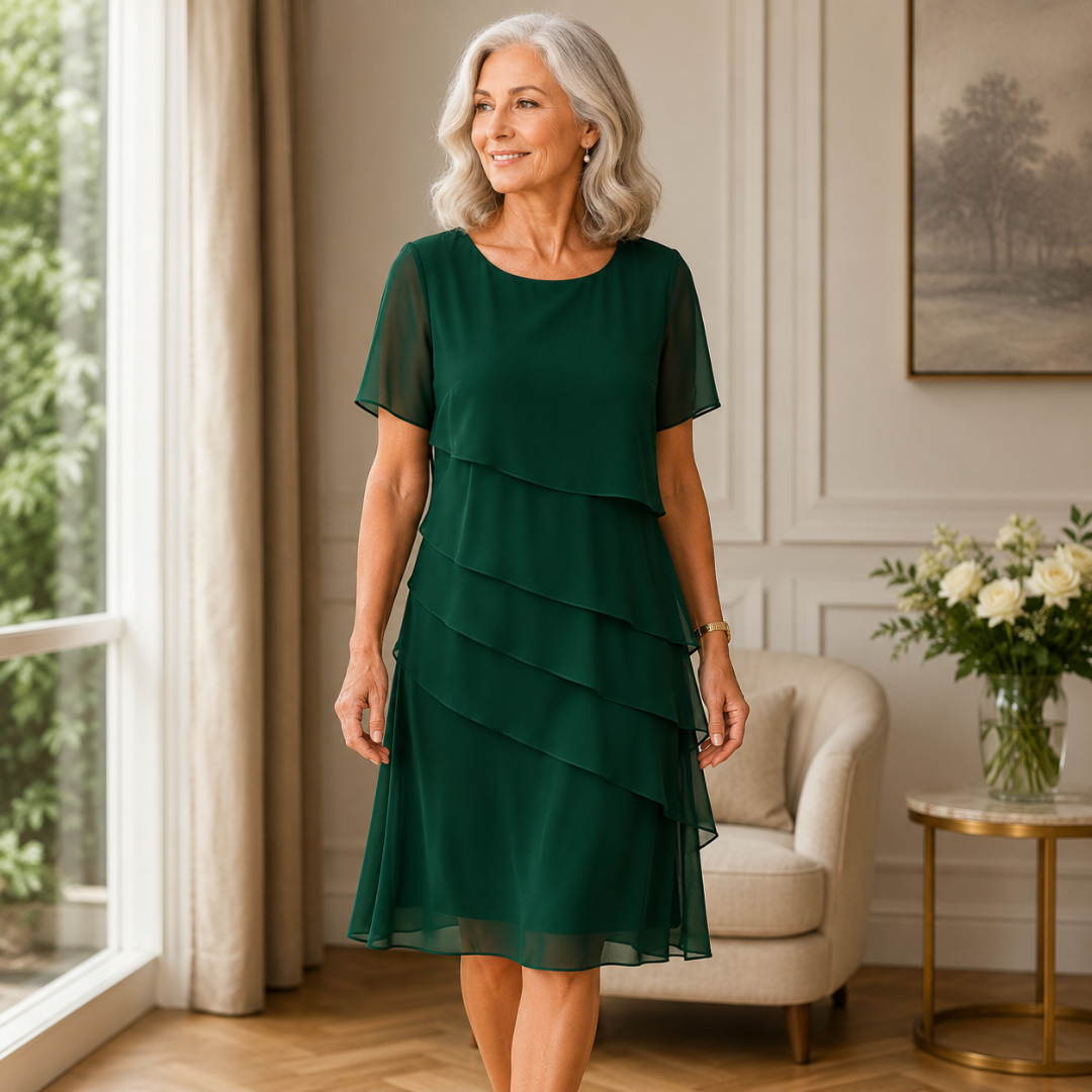 Amara | Elegant Ruffle Dress