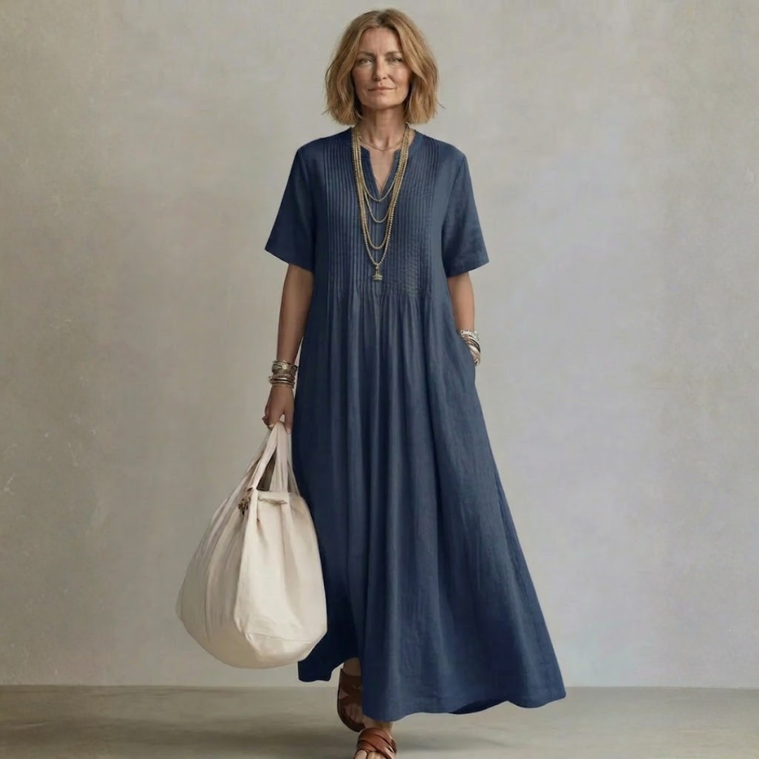 Samantha | Pleated Dress