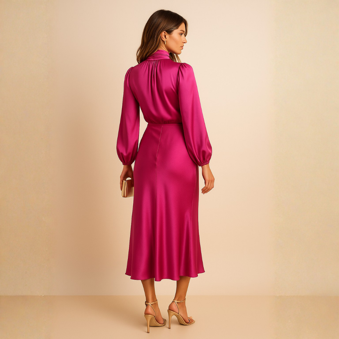 Veronica |  Elegant Midi Dress
