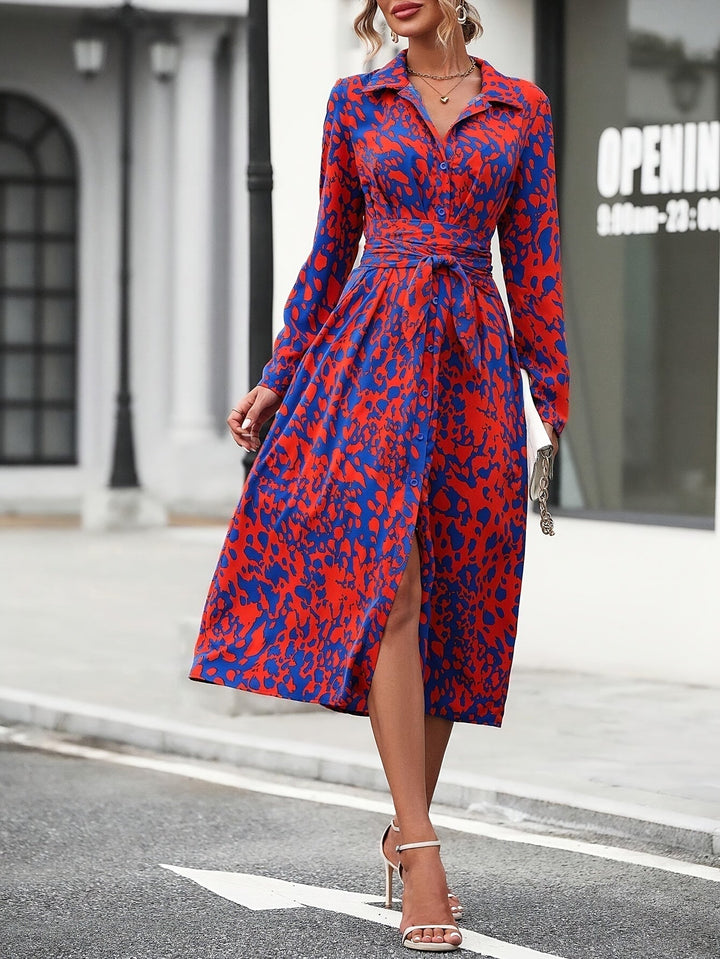 Zafira™ | Geometric Shirt Dress