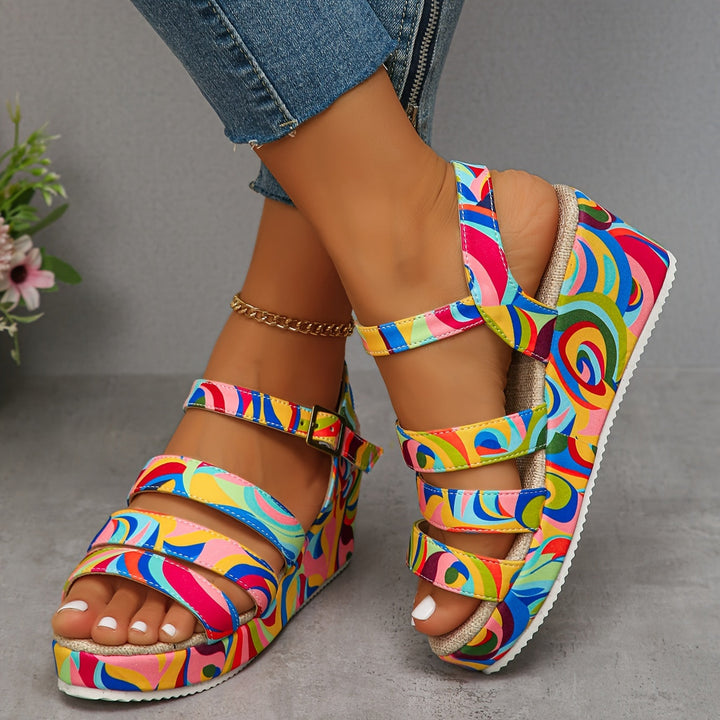 Isabella | Platform Ankle Strap Sandals