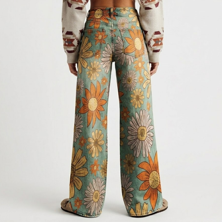 Jade - Palazzo Pants Floral