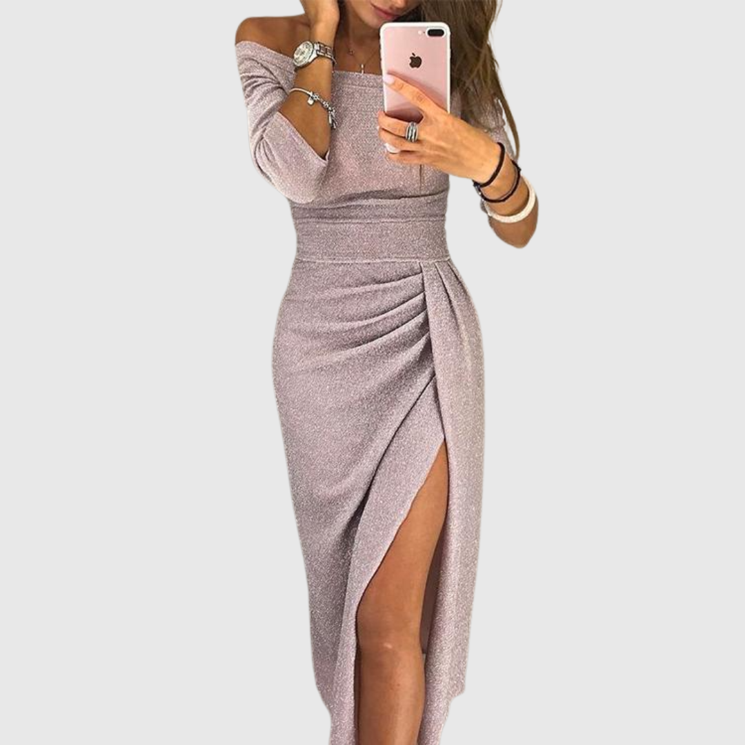 Stella™ | Maxi Dress with Halter Neck